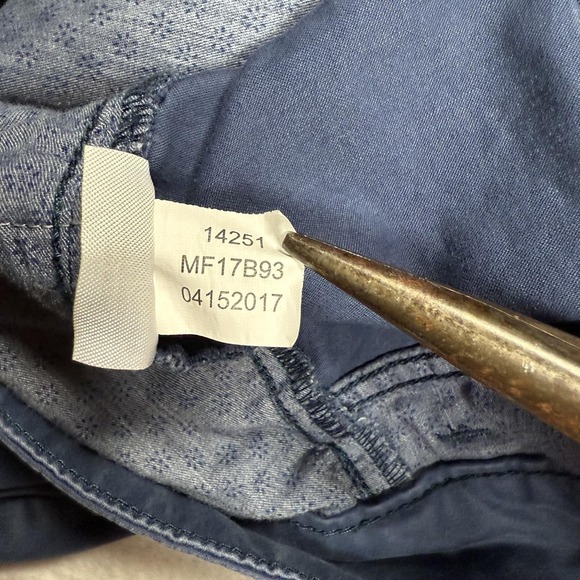 Peter Millar Pants Mens 40 Navy Blue Five Pocket Chino Golf Casual Flat Front - Picture 6 of 16